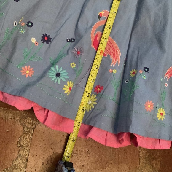 Monsoon Girls Flamingo Skirt SIZE 12-13 Yrs Elastic Waistband - Picture 6 of 6